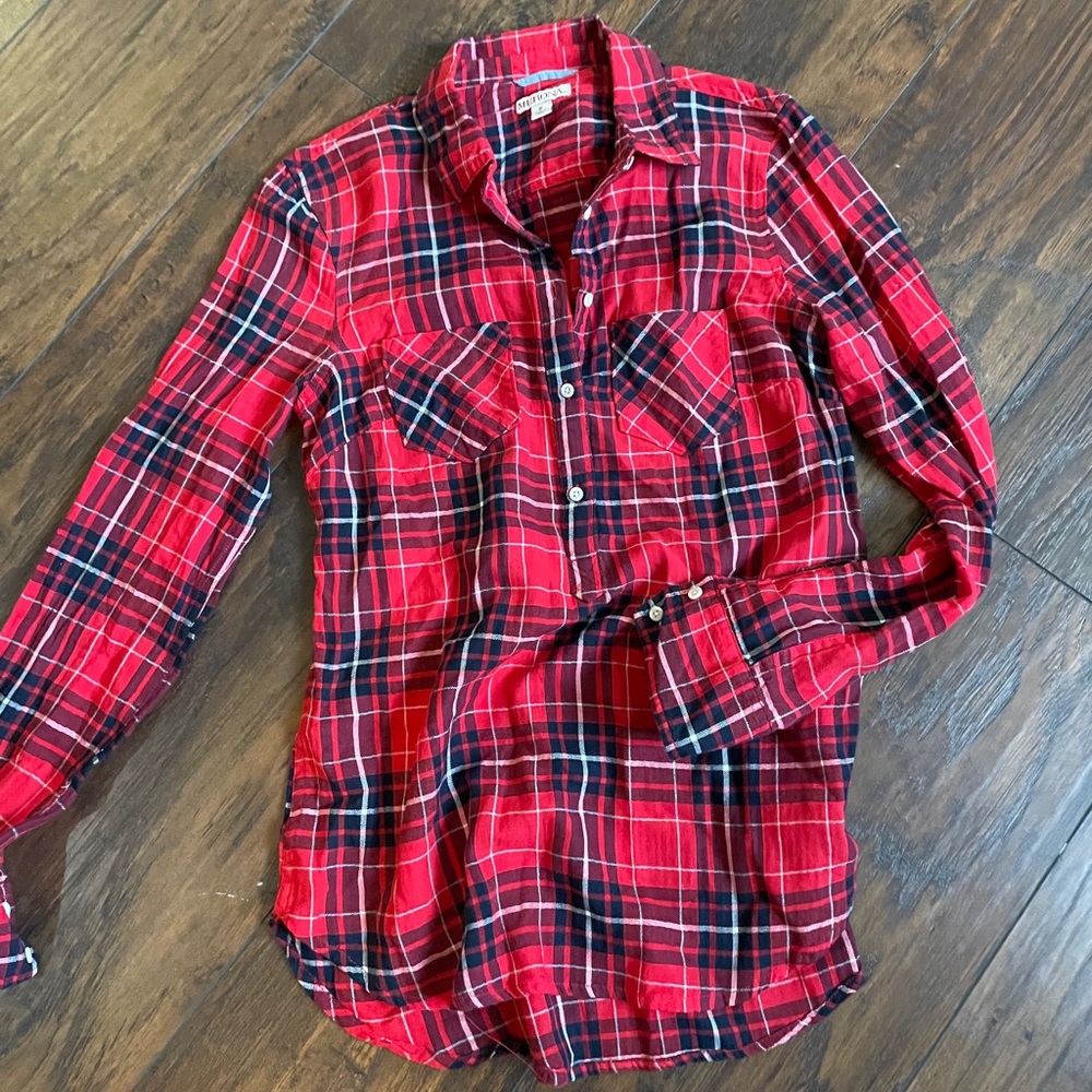 Merona plaid long sleeve shirt